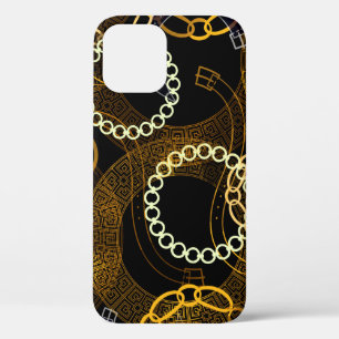 Naadloos patroon met riemen, griekse meanders kett Case-Mate iPhone case