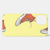 Naadloos patroon met  rode sneakers, hand dr Case-Mate iPhone case (Achterkant (horizontaal))