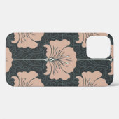  naadloos patroon met roze bloemen. Art. Case-Mate iPhone Case (Achterkant (horizontaal))