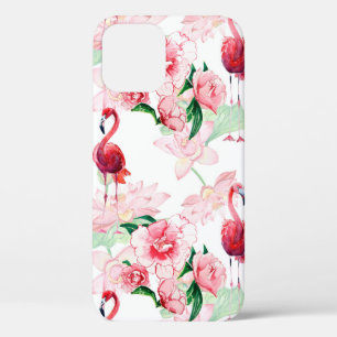 Naadloos patroon met roze flamingo Case-Mate iPhone case
