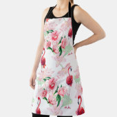 Naadloos patroon met roze flamingo schort (Insitu)