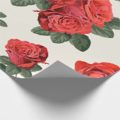 Naadloos patroon met rozen cadeaupapier (Hoek)