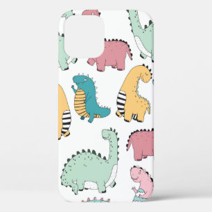 naadloos patroon met schattig gekleurd, helder, ro Case-Mate iPhone case