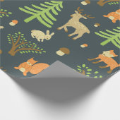 naadloos patroon met schattige afbeeldingen beer, cadeaupapier (Hoek)