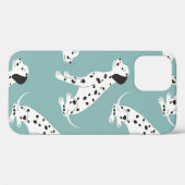 Naadloos patroon met schattige dalmatiaan Case-Mate iPhone case (Achterkant (horizontaal))