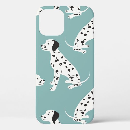 Naadloos patroon met schattige dalmatiaan Case-Mate iPhone case (Achterkant)
