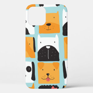 Naadloos patroon met schattige honden.  Case-Mate iPhone case
