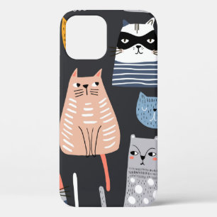 Naadloos patroon met schattige Kittens in een ande Case-Mate iPhone Case