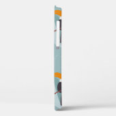 Naadloos patroon met schattige oerwouden papegaai Case-Mate iPhone case (Achterkant / Links)