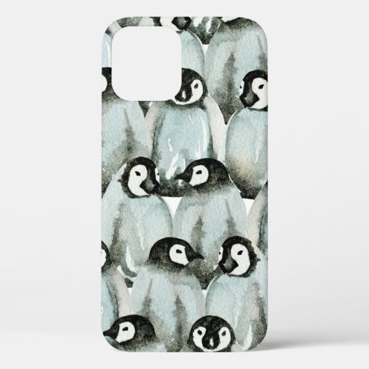 Naadloos patroon met schattige pinguïns Case-Mate iPhone case (Achterkant)