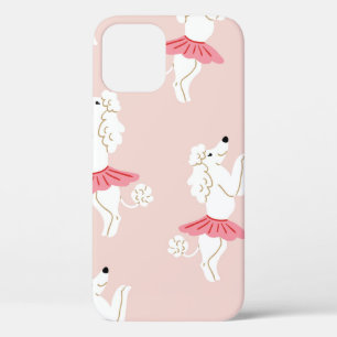 Naadloos patroon met schattige poodle-honden in sc Case-Mate iPhone case
