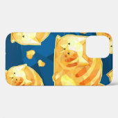 Naadloos patroon met schattige veelhoekige cartoon Case-Mate iPhone case (Achterkant (horizontaal))