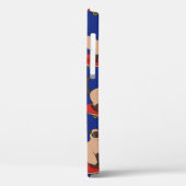 Naadloos patroon met siamese katten op skateboards Case-Mate iPhone case (Achterkant / Links)