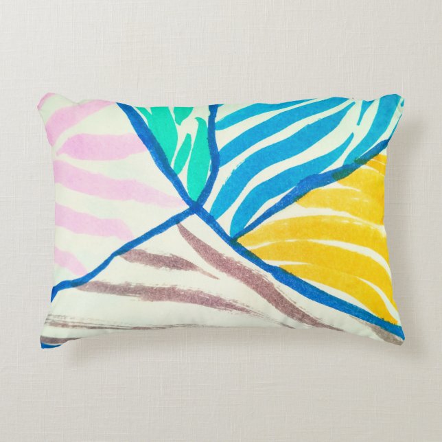 Naadloos patroon met  sleutels en sloten. Vrij Accent Kussen (Voorkant)