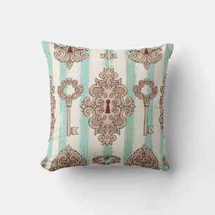 Naadloos patroon met sleutels en sloten. Vrij Kussen