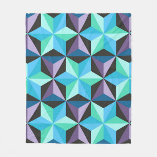 Naadloos patroon met sterren. Abstract ge Fleece Deken