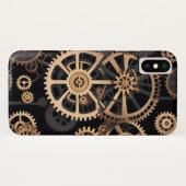 Naadloos patroon met tandwielen Case-Mate iPhone case (Achterkant (horizontaal))