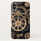 Naadloos patroon met tandwielen Case-Mate iPhone case (Achterkant)