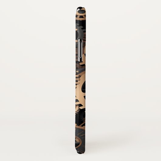 Naadloos patroon met tandwielen Case-Mate iPhone case (Achterkant / rechts)