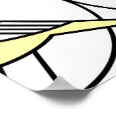 Naadloos patroon met tit-mondjes poster (Hoek)