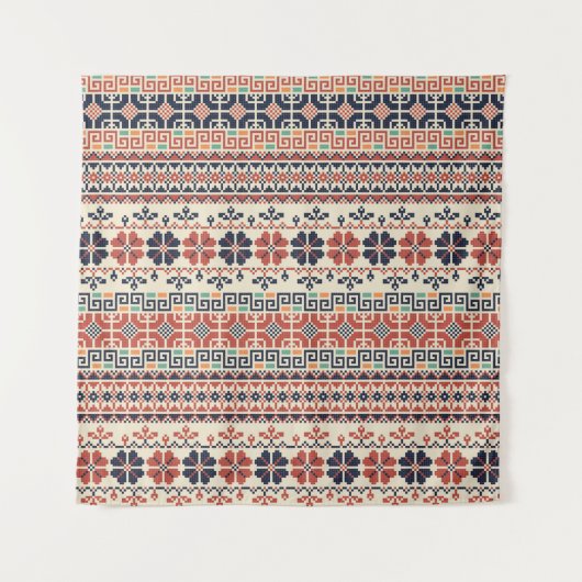 Naadloos patroon met traditionele palestijnse embl wandkleed (Voorkant)