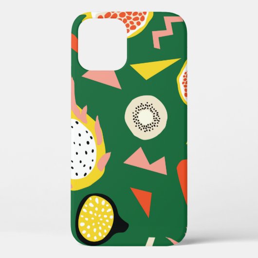 Naadloos patroon met tropisch fruit Case-Mate iPhone case (Achterkant)