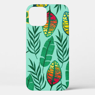 Naadloos patroon met tropische bladeren. Gouache Case-Mate iPhone Case
