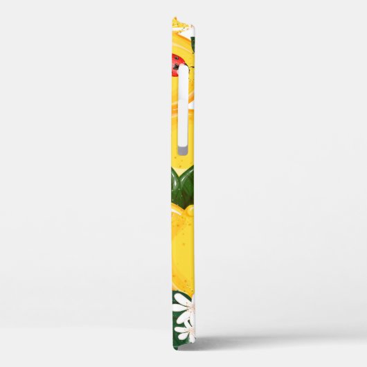 Naadloos patroon met tropische zomercitroenvruchte Case-Mate iPhone case (Achterkant / Links)