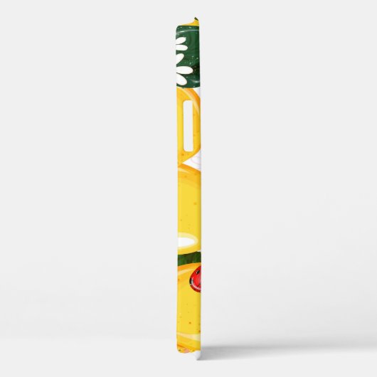 Naadloos patroon met tropische zomercitroenvruchte Case-Mate iPhone case (Achterkant / Rechts)