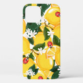 Naadloos patroon met tropische zomercitroenvruchte Case-Mate iPhone case (Achterkant)
