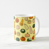 Naadloos patroon met verschillende met de hand get koffiemok (Voorkant rechts)