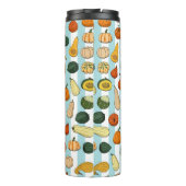 Naadloos patroon met verschillende met de hand get thermosbeker (Achterkant)