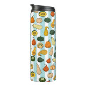 Naadloos patroon met verschillende met de hand get thermosbeker (Geroteerd rechts)