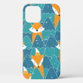 Naadloos patroon met verschillende schattige vosse Case-Mate iPhone case (Achterkant)