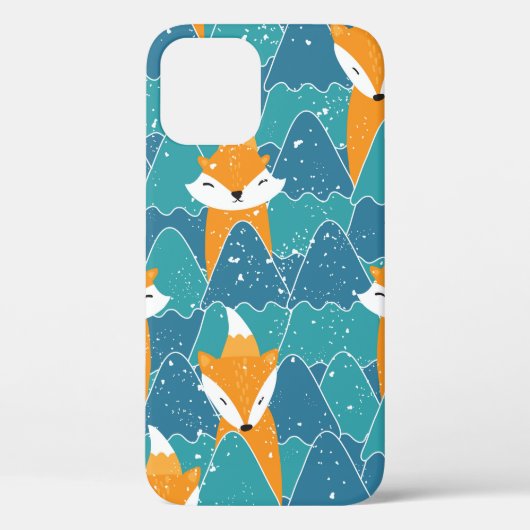 Naadloos patroon met verschillende schattige vosse Case-Mate iPhone case (Achterkant)