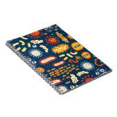 Naadloos patroon met verschillende soorten microor notitieboek (Rechterzijde)