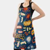 Naadloos patroon met verschillende soorten microor schort (Insitu)