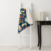 Naadloos patroon met verschillende soorten microor sherpa deken (In situ)