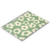 Naadloos patroon met vloerbedekking notitieboek (Linkerzijde)