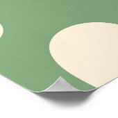 Naadloos patroon met   vloerbedekking poster (Hoek)