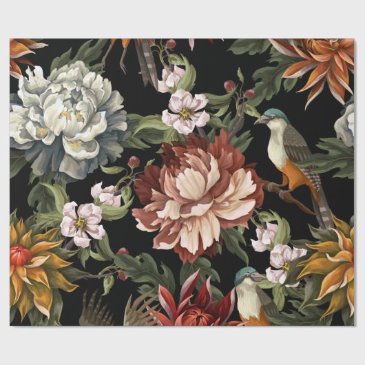  naadloos patroon met  volken, roos cadeaupapier (Vlak)