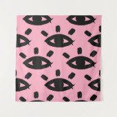 Naadloos patroon met waterverf ogen wandkleed (Voorkant)