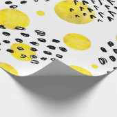 Naadloos patroon met waterverf poka-punten cadeaupapier (Hoek)