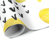 Naadloos patroon met waterverf poka-punten cadeaupapier (Rol Hoek)