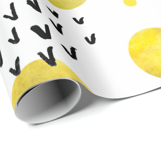 Naadloos patroon met waterverf poka-punten cadeaupapier (Rol Hoek)