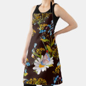 Naadloos patroon met wilde bloemen schort (Insitu)