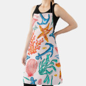 Naadloos patroon met zeeen schort (Insitu)