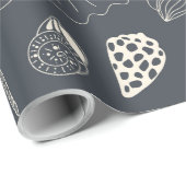 Naadloos patroon met zeeschelpen cadeaupapier (Rol Hoek)