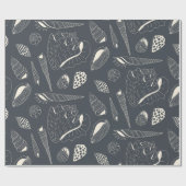 Naadloos patroon met zeeschelpen cadeaupapier (Vlak)