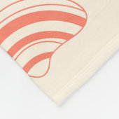 Naadloos patroon met zeeschelpen fleece deken (Hoek)